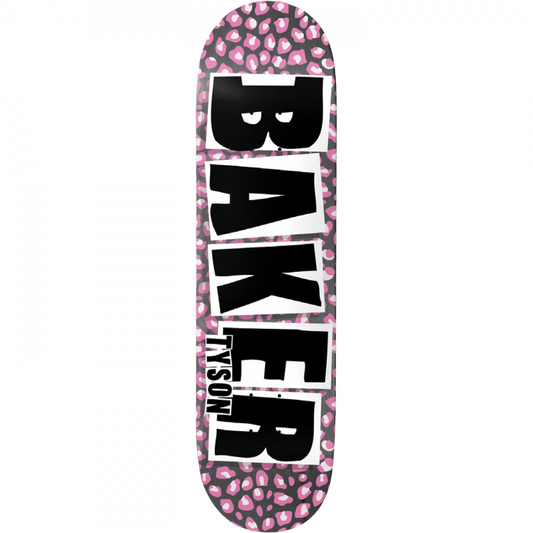 Baker Peterson Brand Logo Hot Cheetah Deck - 8.25" — Baker Skateboard Deck