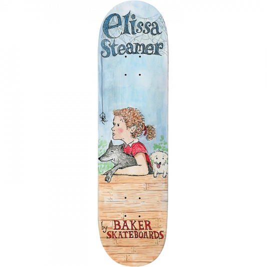 Baker Steamer Elissa's Web Deck - 8.25" — Baker Skateboard Deck