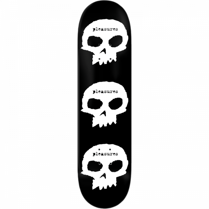 ZERO PLEASURES SKULLS DECK-8.25 — Zero Skateboard Deck