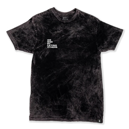WE RISE BY LIFTING OTHERS // VINTAGE MARBLE WASH TEE