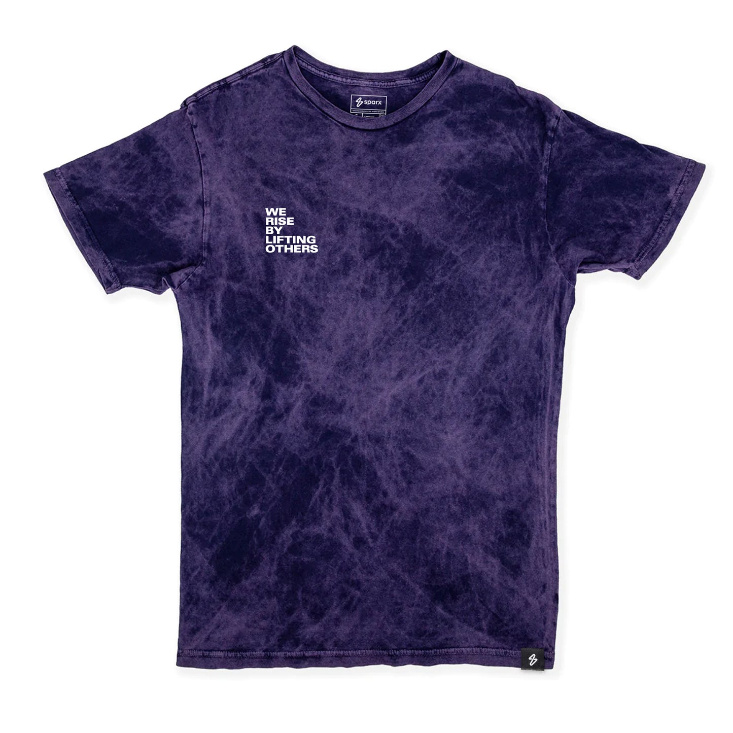 WE RISE BY LIFTING OTHERS // VINTAGE MARBLE WASH TEE