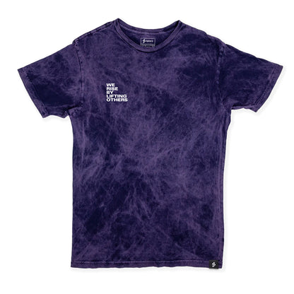 WE RISE BY LIFTING OTHERS // VINTAGE MARBLE WASH TEE