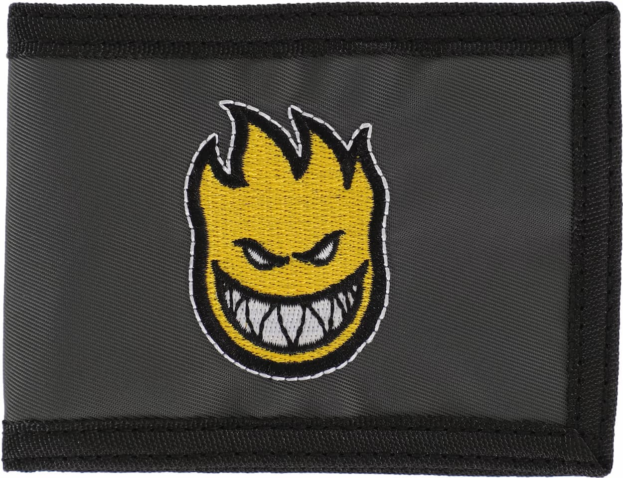 SPIT FIRE BIGHEAD BI-FOLD WALLET CHARCOAL/YEL