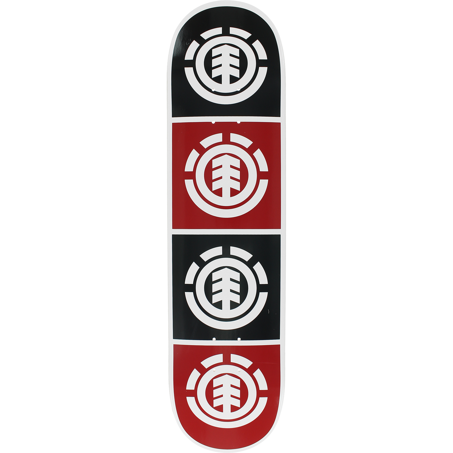 Element // Quadrant Deck - 8.0 White W/Black/Red
