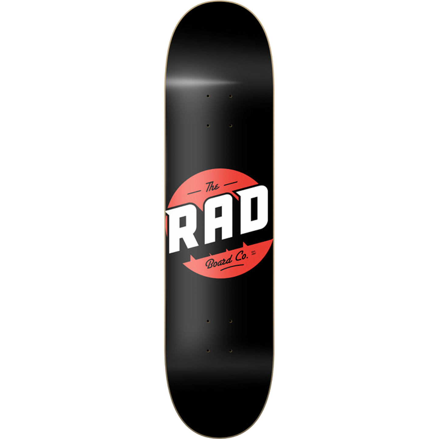 Rad Solid Deck - 7.75 Black/Red