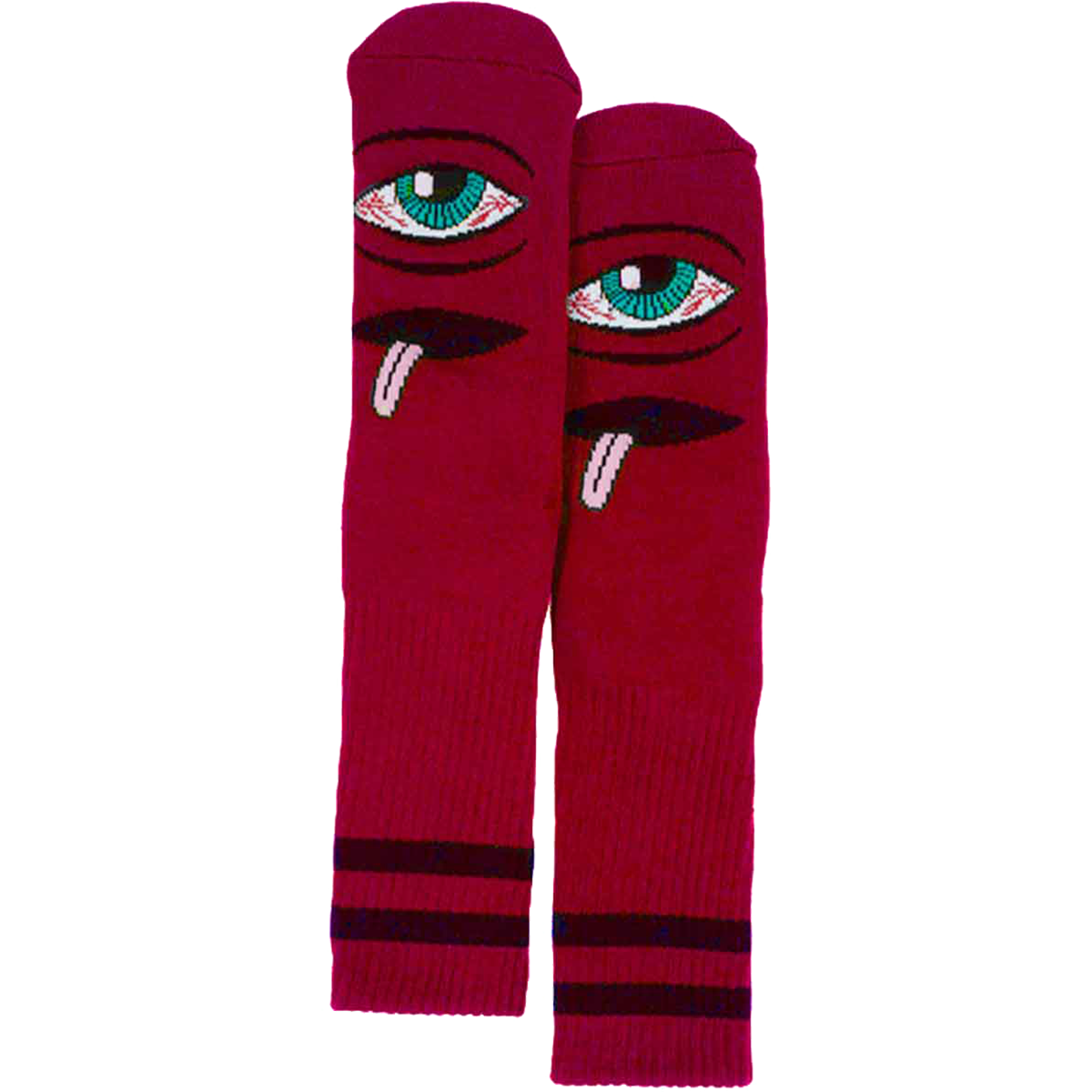 TM  EYE CREW SOCKS ORANGE 1pr