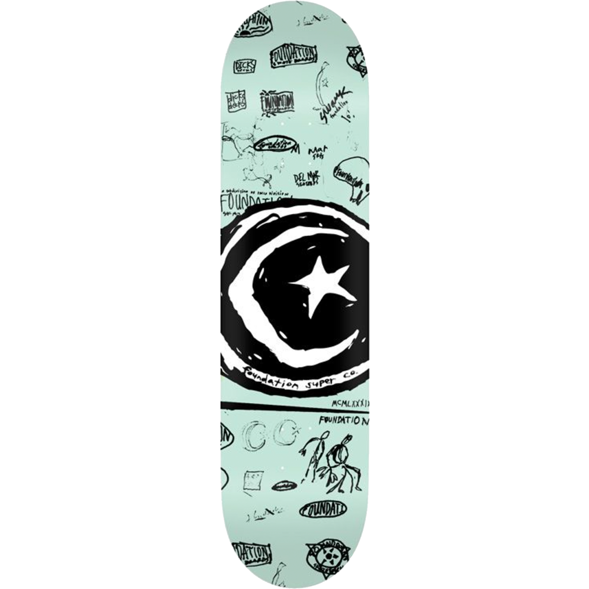 Foundation // Star & Moon Doodle Deck - 8.75