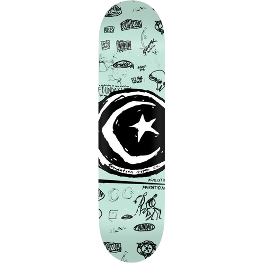 Foundation // Star & Moon Doodle Deck - 8.75