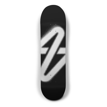 SPARX // Designer Deck - White Sprayed Logo on Black