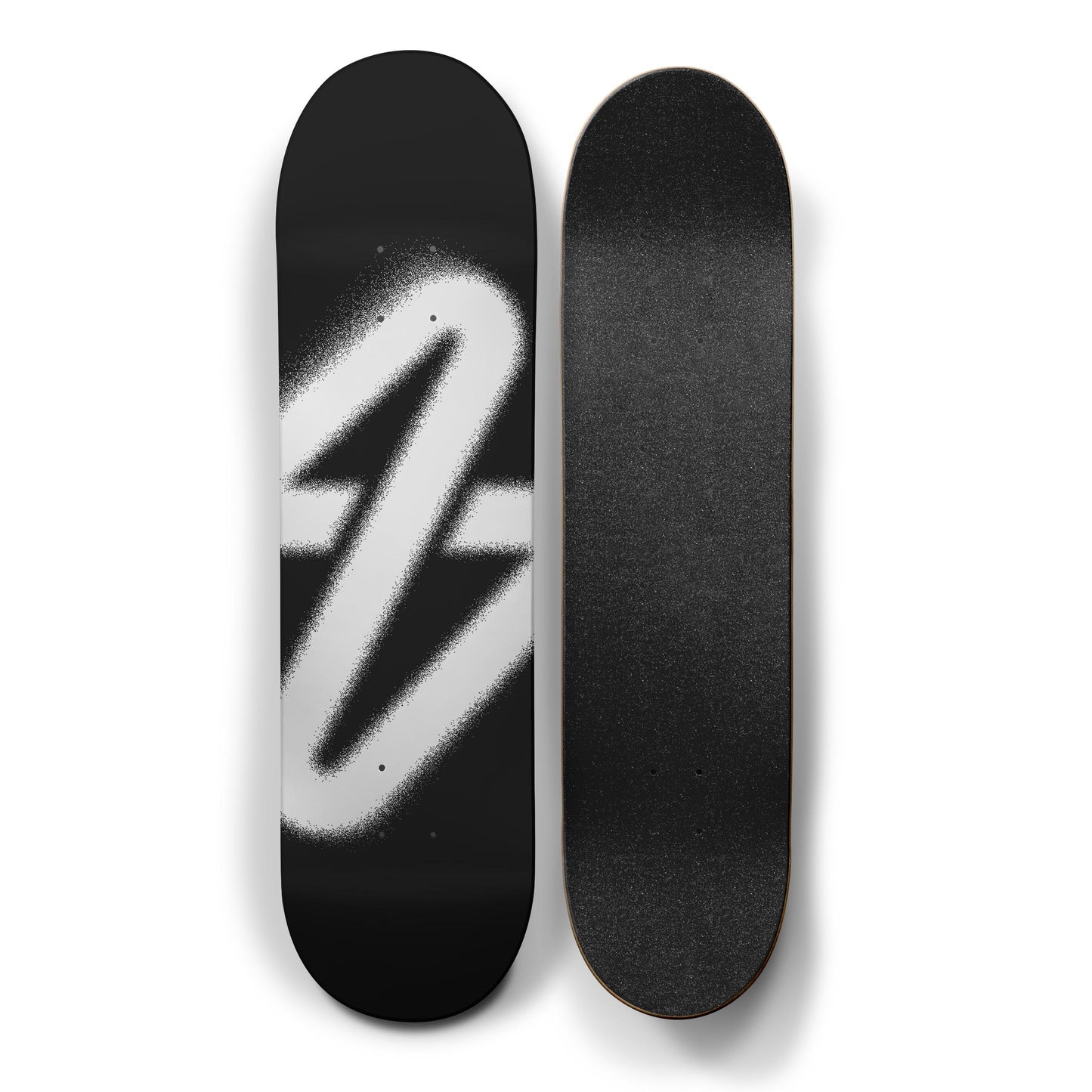 SPARX // Designer Deck - White Sprayed Logo on Black