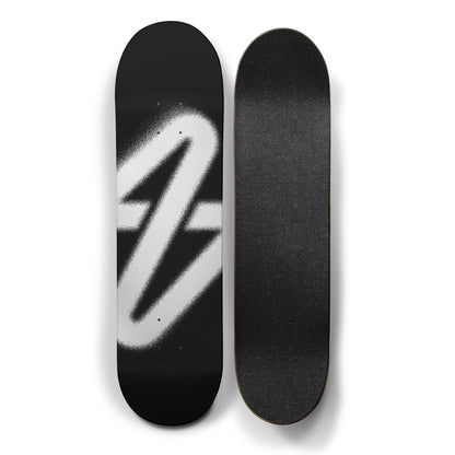 SPARX // Designer Deck - White Sprayed Logo on Black